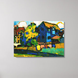 Kandinsky - Blaues Haus Klein Leinwanddruck