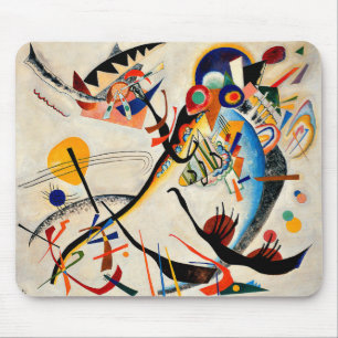Kandinsky - Blaues Segment Mousepad