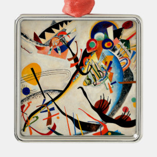 Kandinsky - Blaues Segment, Ornament Aus Metall