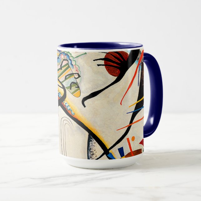 Kandinsky - Blaues Segment,  Tasse (VorderseiteRechts)