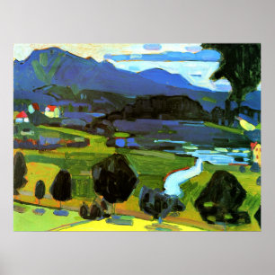 Kandinsky - Blick auf den Staffelsee Poster