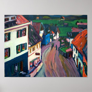 Kandinsky - Blick vom Griesbrau-Fenster aus Poster