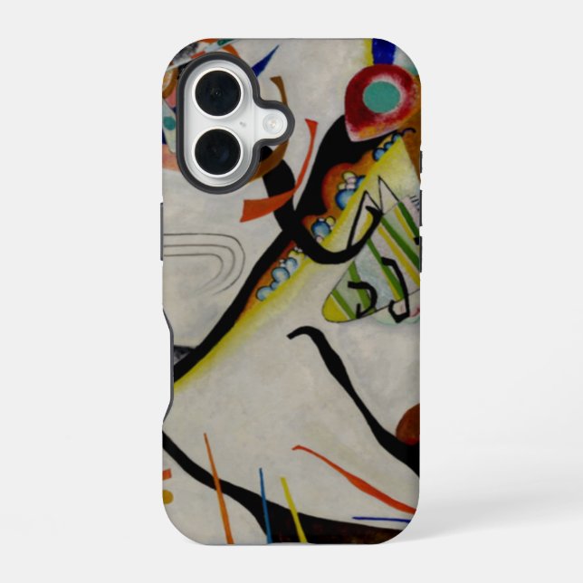 Kandinsky Blue Segment iPhone 16 Hülle (Rückseite)