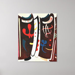 Kandinsky - Braun mit Ergänzung Leinwanddruck