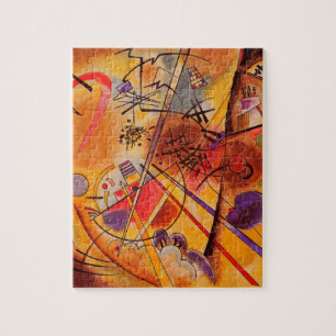 Kandinsky Brown Yellow Red Blue Puzzle
