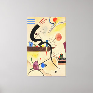 KANDINSKY - CALM BEND - 1924 - Bauhaus - Leinwanddruck