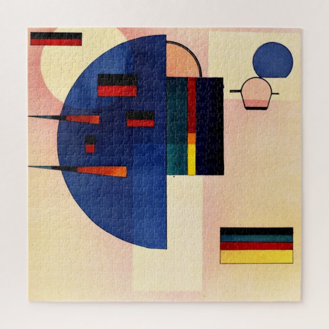 Kandinsky, Calmed, abstrakte Kunstwerke Puzzle (Vertikal)