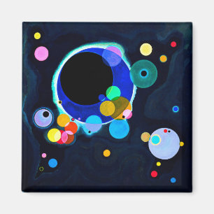 Kandinsky Circles Magnet
