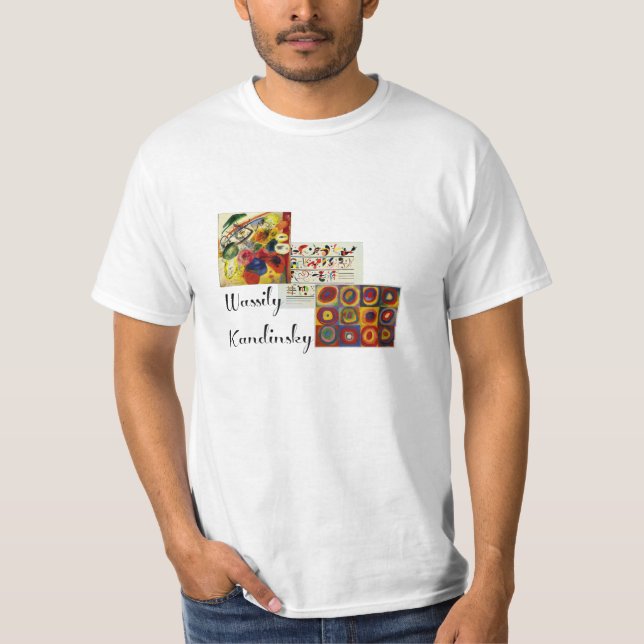 Kandinsky - Collage seines Kunstwerks T-Shirt (Vorderseite)