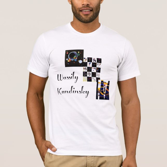 Kandinsky - Collage seines Kunstwerks T-Shirt (Vorderseite)