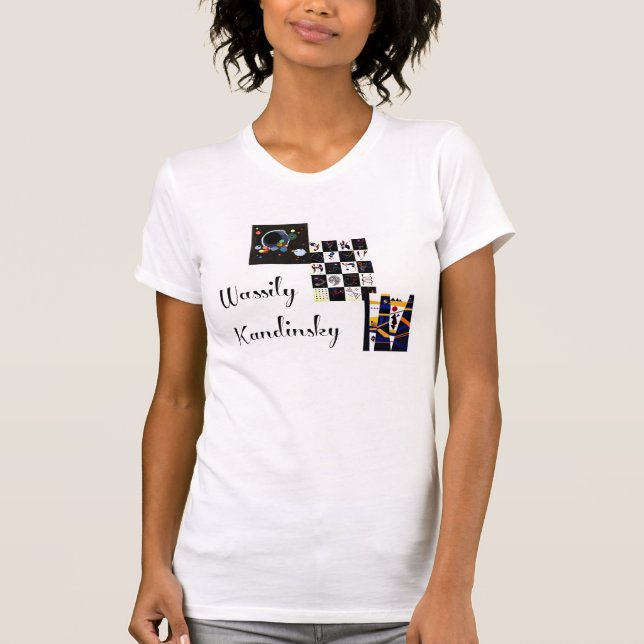 Kandinsky - Collage seines Kunstwerks T-Shirt (Vorderseite)