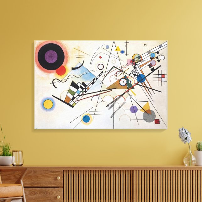Kandinsky Composition VIII Abstrakte Kunst Leinwanddruck (Insitu (Wohnzimmer))