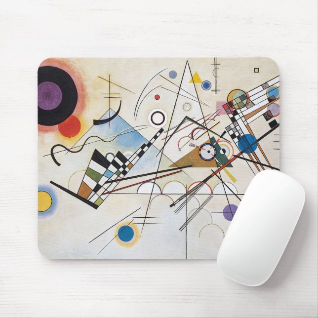 Kandinsky Composition VIII Abstrakte Kunst Mousepad (Mit Mouse)