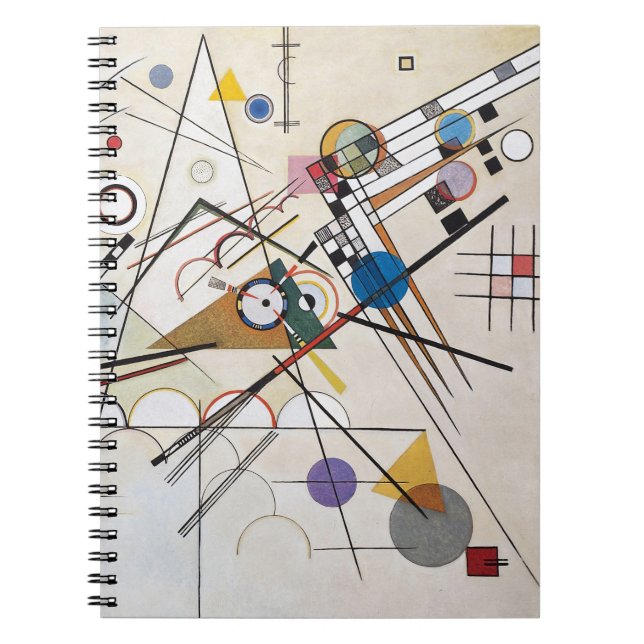Kandinsky Composition VIII Abstrakte Kunst Notizblock (Vorderseite)