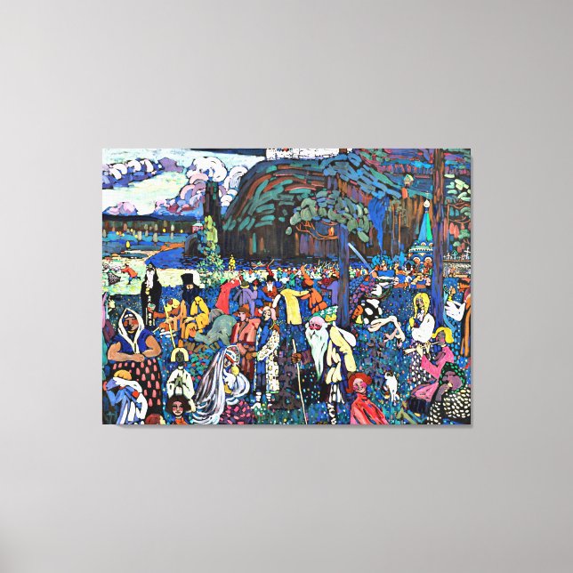 Kandinsky - Das Bunte Leben Leinwanddruck (Vorderseite)