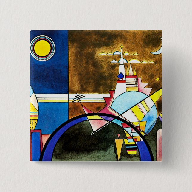 Kandinsky - Das große Tor Kiews, Button (Vorderseite)