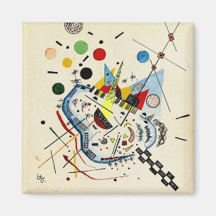 Kandinsky - Das Meer und die Sonne, beliebtes Bild Magnet