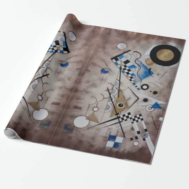 Kandinsky der abstrakten moderne Kunst Geschenkpapier (Ungerollt)