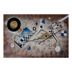 Kandinsky der abstrakten moderne Kunst Poster