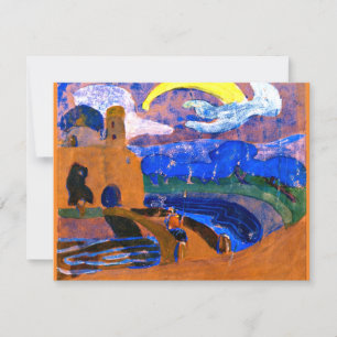 Kandinsky - Der Komet, farbenfrohe abstrakte Maler Karte