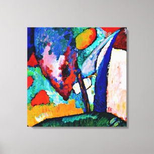 Kandinsky - Der Wasserfall, bunte Kunstwerke, Leinwanddruck