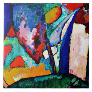 Kandinsky - Der Wasserfall Fliese