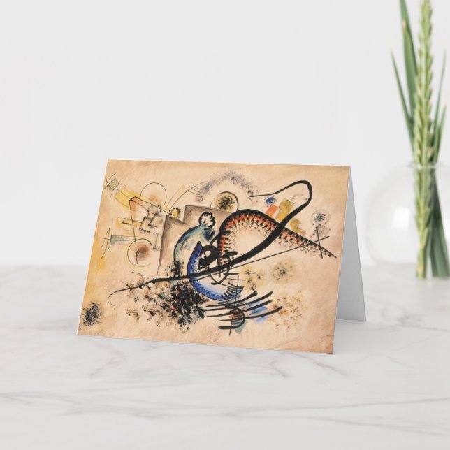 Kandinsky - Die schwarze Linie Karte (Vorderseite)