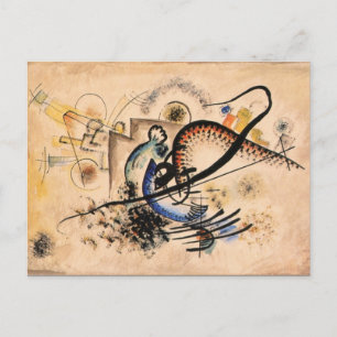 Kandinsky - Die schwarze Linie Postkarte
