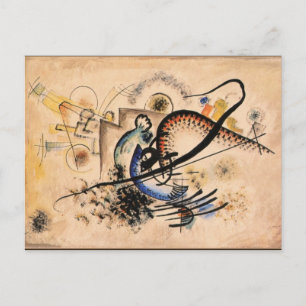 Kandinsky - Die schwarze Linie Postkarte