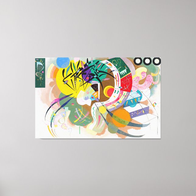 KANDINSKY - DOMINANT CURVE - 1936 - LEINWANDDRUCK (Vorderseite)