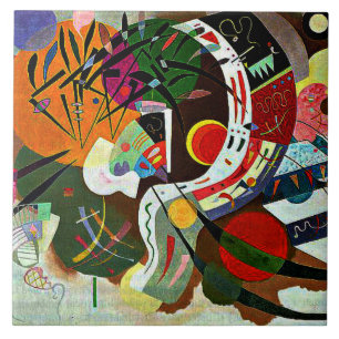 Kandinsky - Dominant Curve Fliese