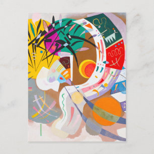 Kandinsky Dominant Curve Postcard Postkarte