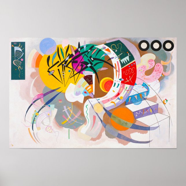 Kandinsky Dominant Curve Poster (Vorne)