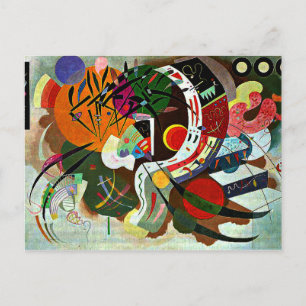 Kandinsky - Dominante Kurve Postkarte