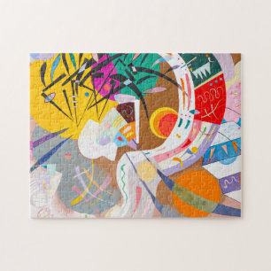 Kandinsky dominierendes Kurven-Puzzlespiel Puzzle