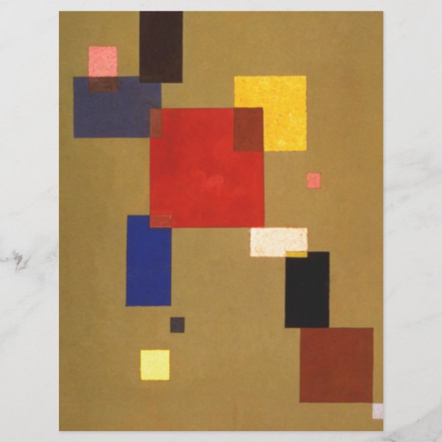 Kandinsky Dreizehn Rechtecke Abstrakte Malerei (Vorderseite)