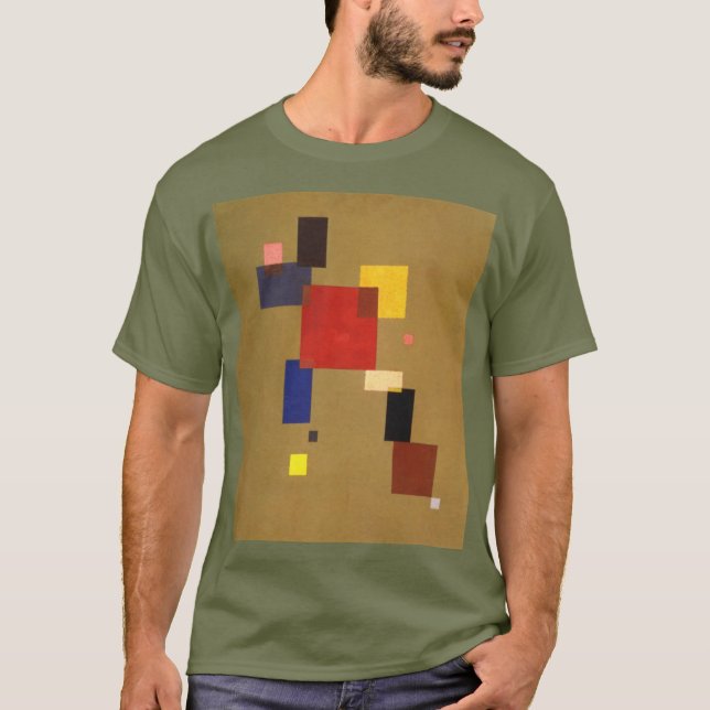 Kandinsky Dreizehn Rechtecke Abstrakte Malerei T-Shirt (Vorderseite)