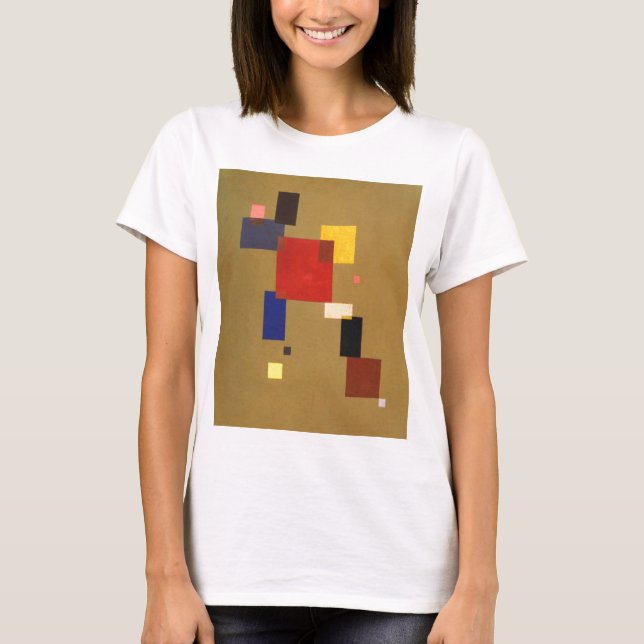 Kandinsky Dreizehn Rechtecke Abstrakte Malerei T-Shirt (Vorderseite)