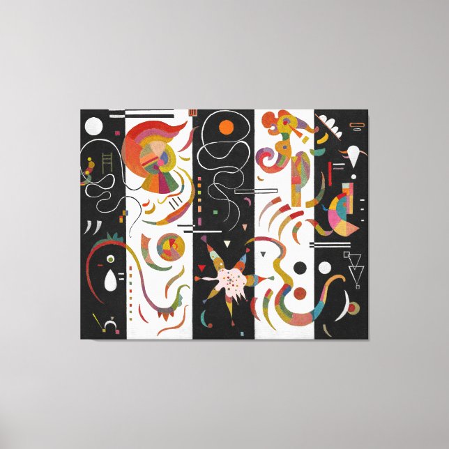 KANDINSKY - DRITTZIG (Dreißig - Trente) - 1937 - Leinwanddruck (Vorderseite)