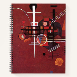 Kandinsky - Dull Red Notizbuch