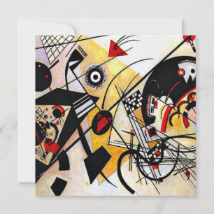 Kandinsky - Durchgehende Linie, farbig Karte