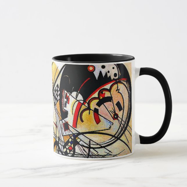 Kandinsky - durchgehende Linie Tasse (Rechts)