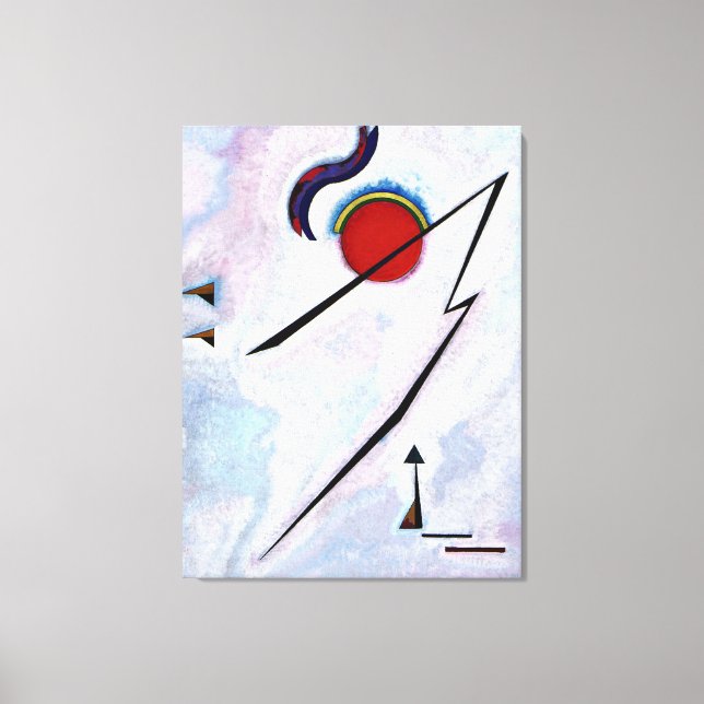 Kandinsky - Eckige Linie Leinwanddruck (Vorderseite)