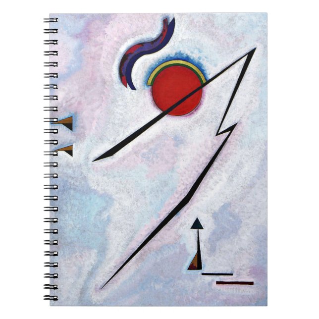Kandinsky - Eckige Linie Notizblock (Vorderseite)