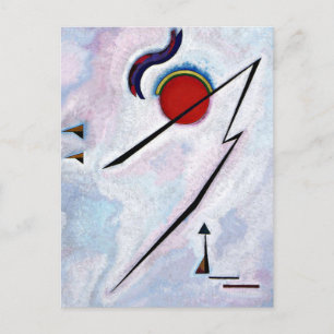 Kandinsky - Eckige Linie Postkarte