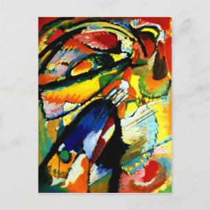 Kandinsky - Ein Engel des letzten Urteils Postkarte
