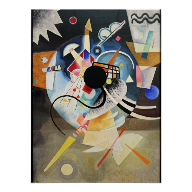 Kandinsky - Ein Zentrum Poster (Vorderseite)