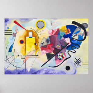 Kandinsky Emotionale Symphonie in Rot, Gelb und Bl Poster
