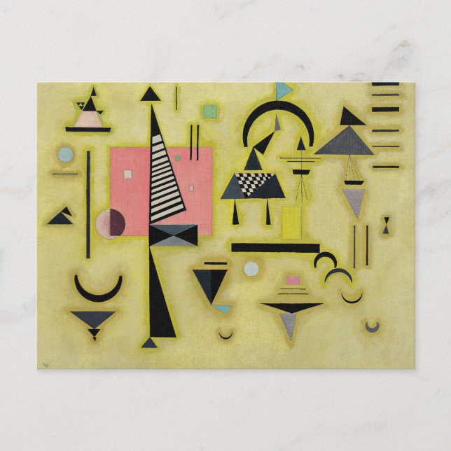 Kandinsky - Entscheidende Rose, Postkarte (Vorderseite)