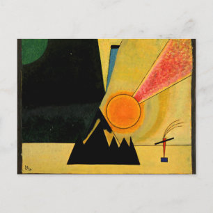 Kandinsky - Entwicklung, populäre Malerei, Postkarte